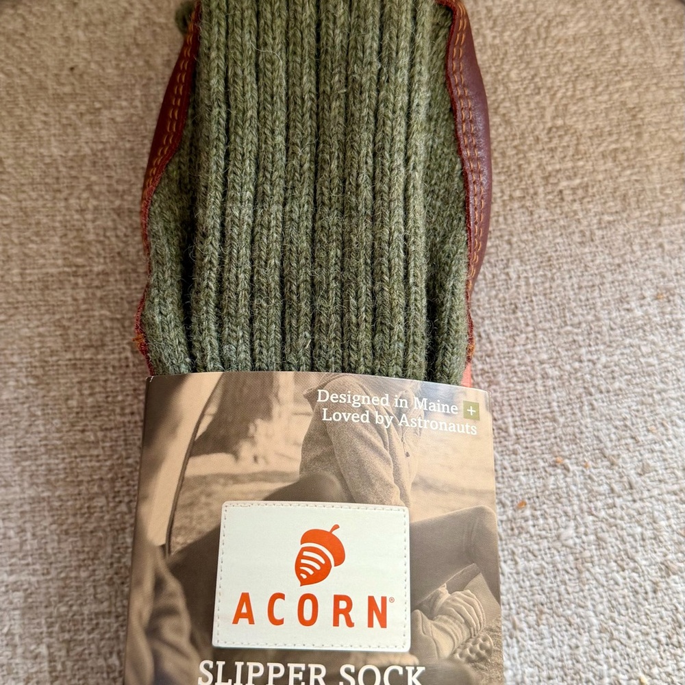Acorn Mid Calf Tan Socks